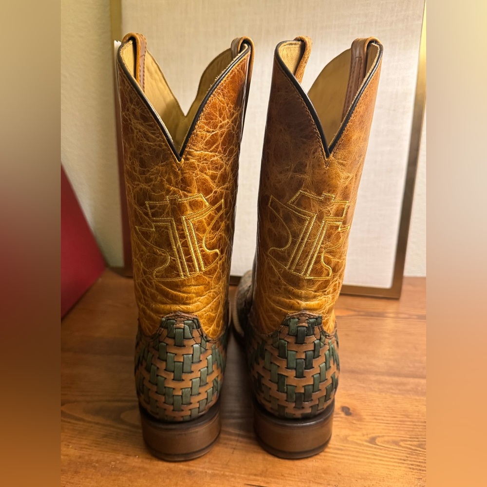 Tin Haul Ladies Horse Sole Sq Toe Boots - Picture 10 of 13